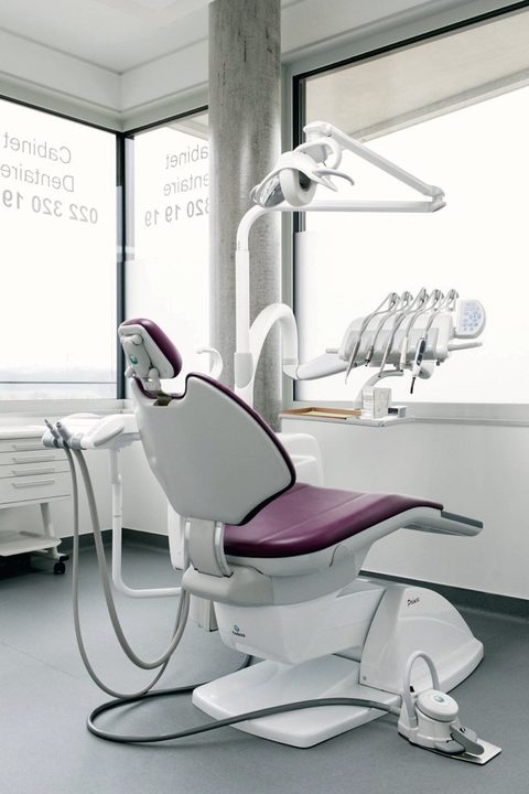 Salle de soins du cabinet de Meyrin