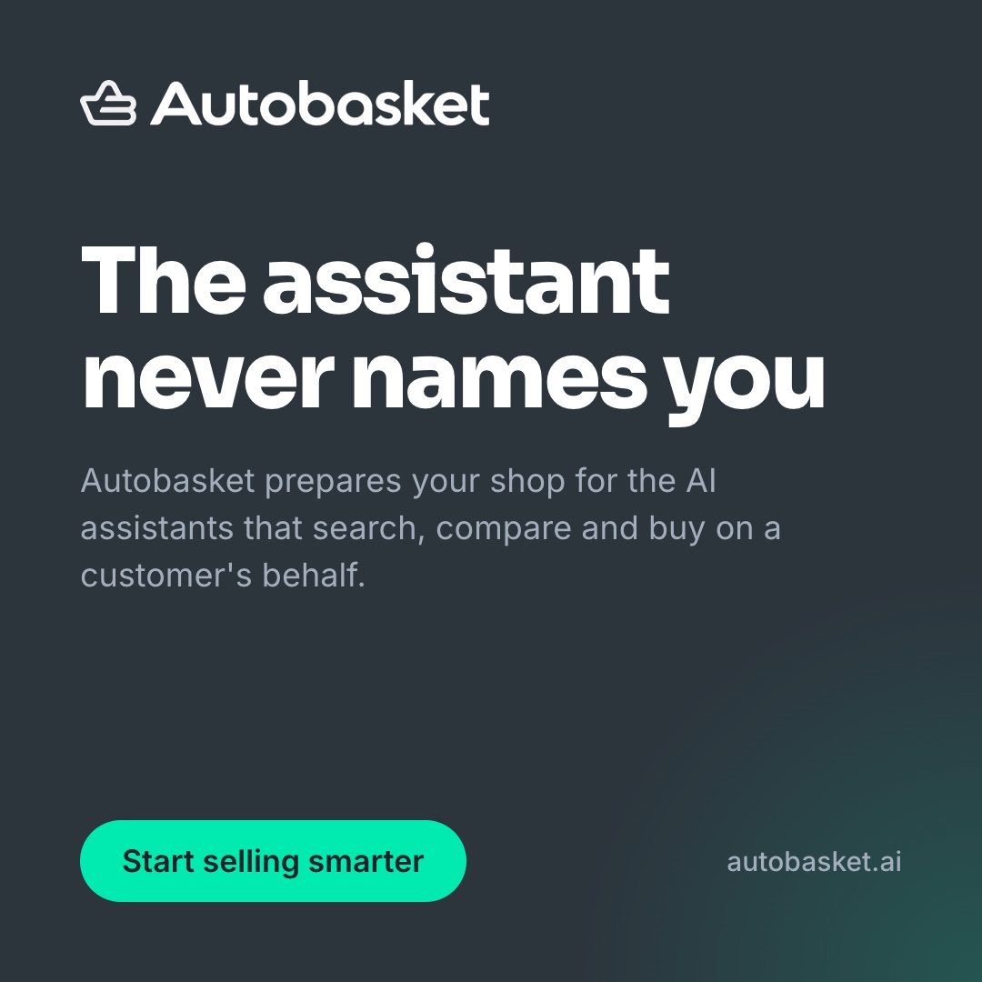 Autobasket square ad: The assistant never names you