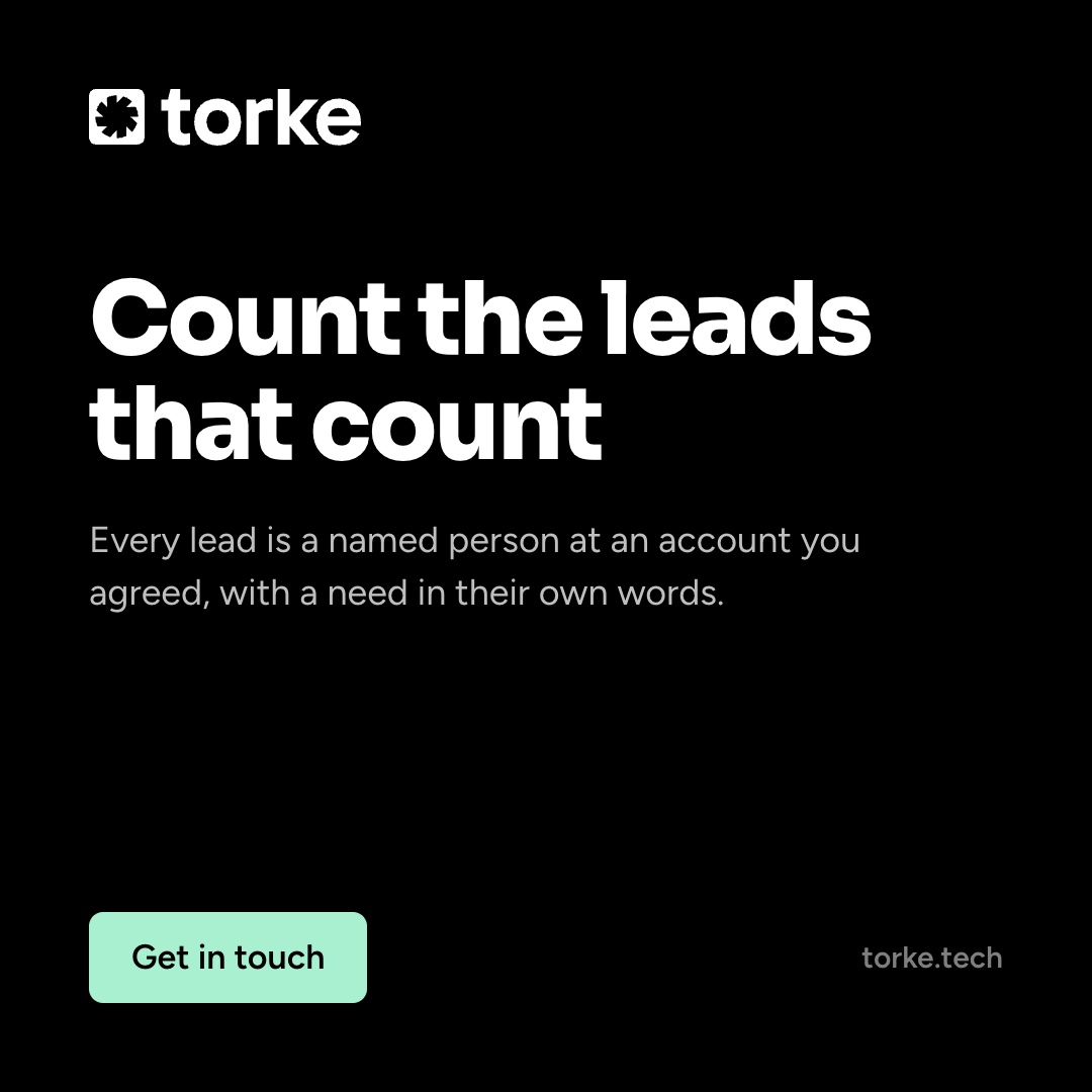 Torke square ad: Count the leads that count