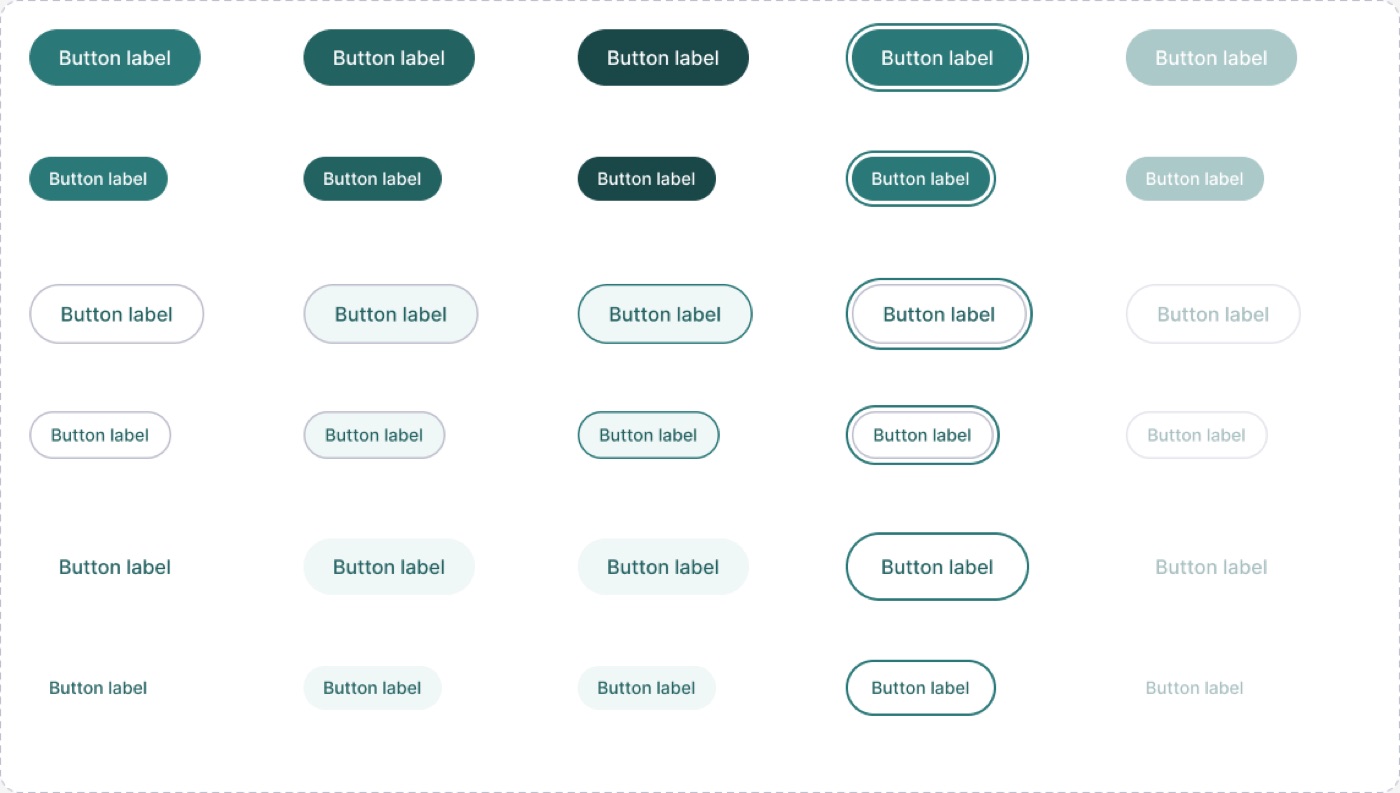 Figma page: buttons