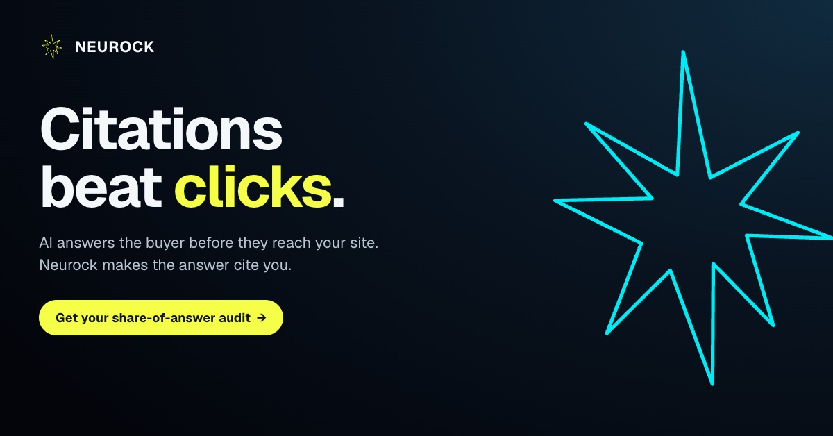 Neurock ad: Citations beat clicks