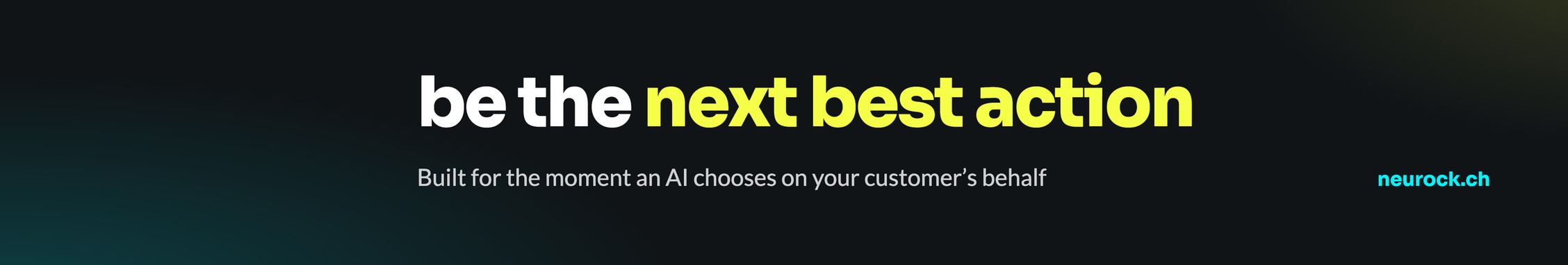 Neurock LinkedIn banner: be the next best action