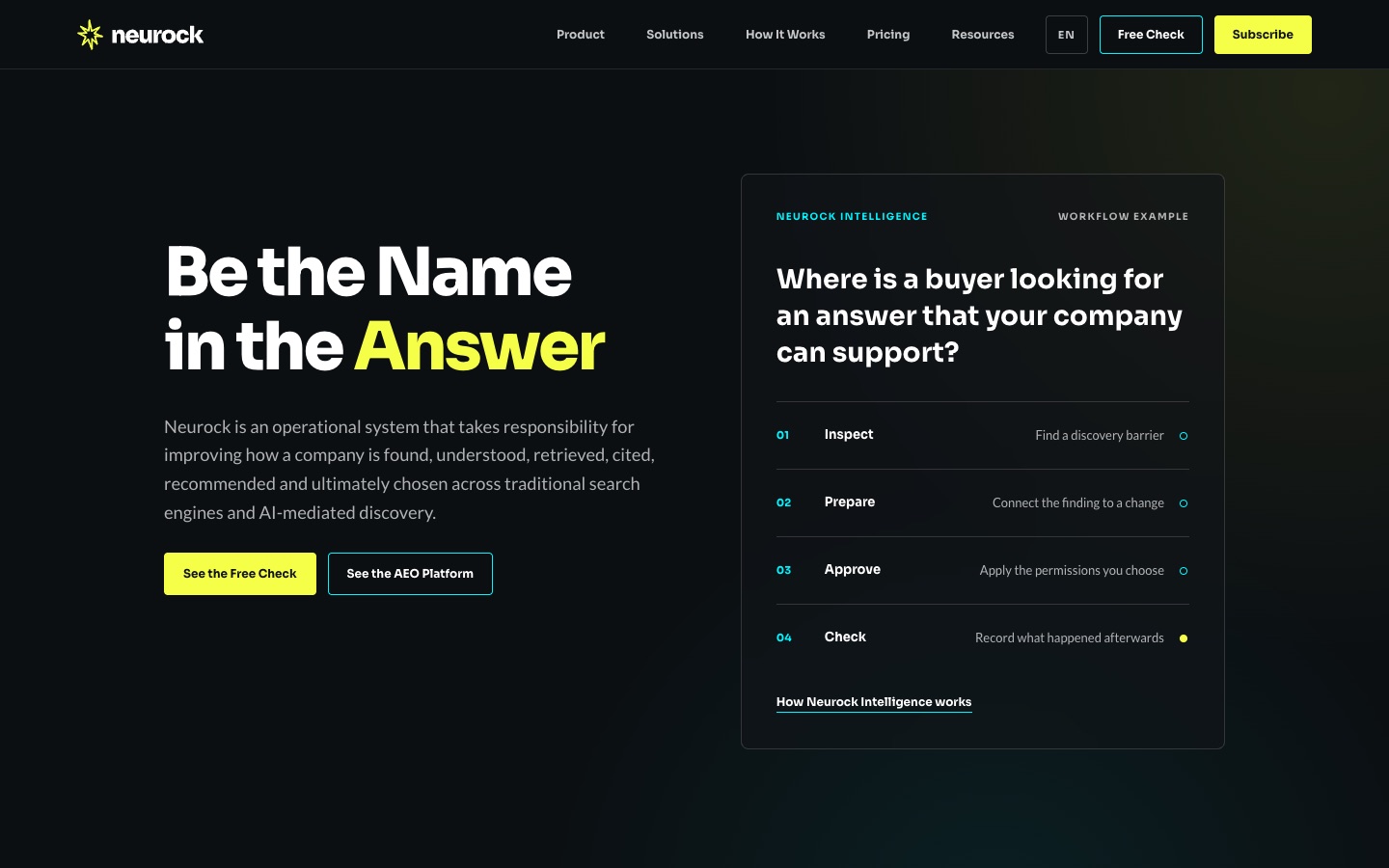 neurock.ch home page at desktop width
