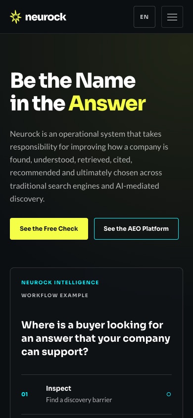neurock.ch on a phone